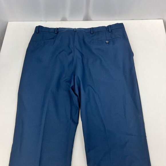 Jos. A. Bank Traveler Tailored Fit Pants Flat Front Navy Men’s Size 40x32 - Picture 6 of 9